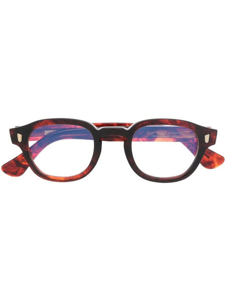  Cutler & Gross Round-frame Glasses - Brown 