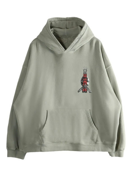  D-r-g-n Graphic-print Hoodie - Neutrals 