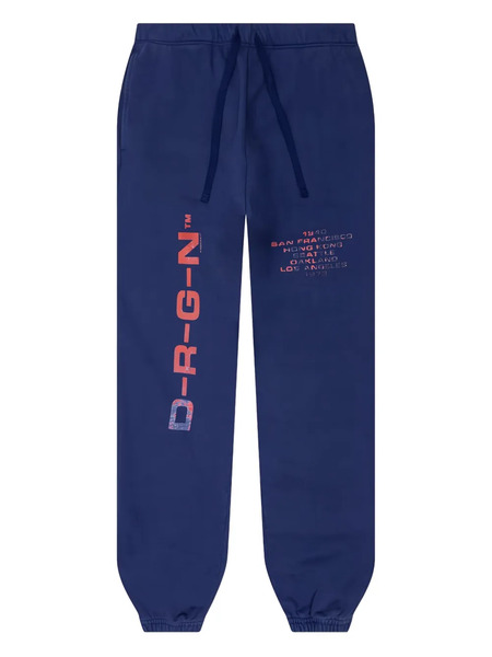  D-r-g-n Origins Bleached Track Pants - Blue 