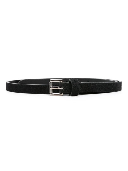  D4.0 Double-strap Leather Belt - Black 