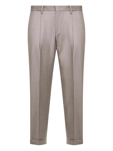  D4.0 Pleat Turn-up Trousers - Grey 