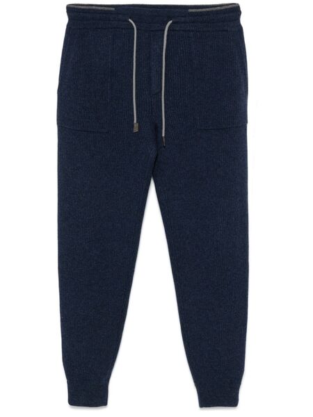  D4.0 Ribbed Track Pants - Blue 