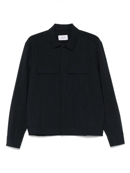  D4.0 Seersucker Overshirt - Blue 