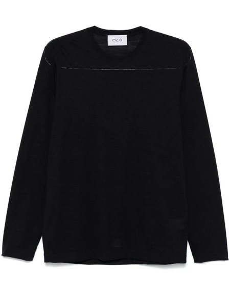  D4.0 Slub-texture T-shirt - Blue 