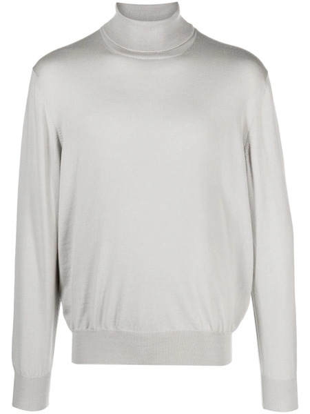  D4.0 Virgin Wool Roll-neck Jumper - Neutrals 
