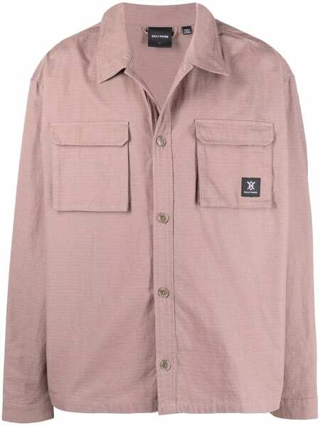  Daily Paper Marlon Oversized Shirt Jacket - Neutrals 