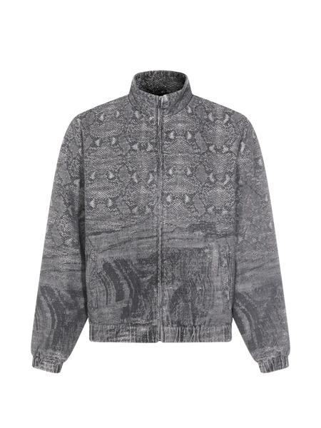  Daily Paper Snake Zipped Jacket - Grey 