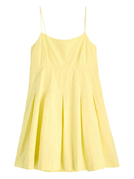  Damson Madder Iris Mini Dress - Yellow 