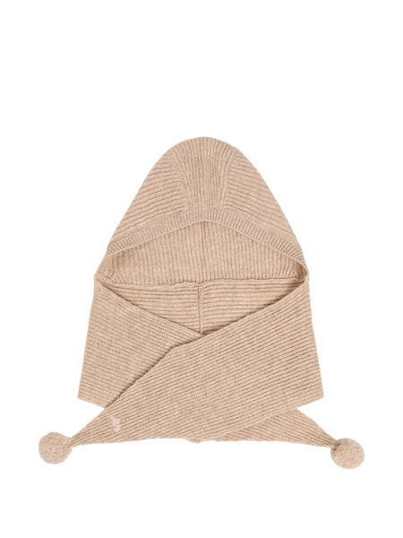  Damson Madder Pom-pom Hood - Neutrals 