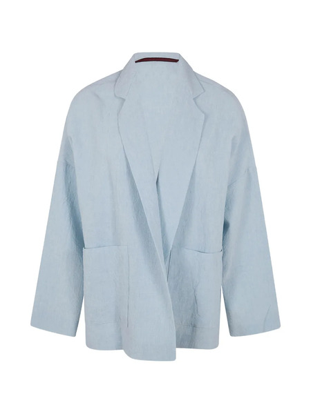 Daniela Gregis Long-sleeve Pocket Blazer - Blue 