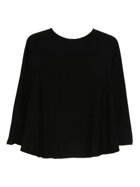  Daniela Gregis Long-sleeve Wool Sweater - Black 