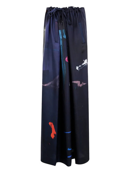  Daniela Gregis Printed Trousers - Blue 