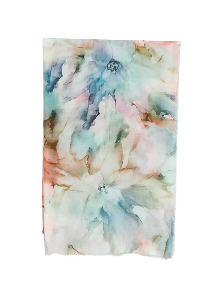  D'aniello Floral Scarf - Blue 
