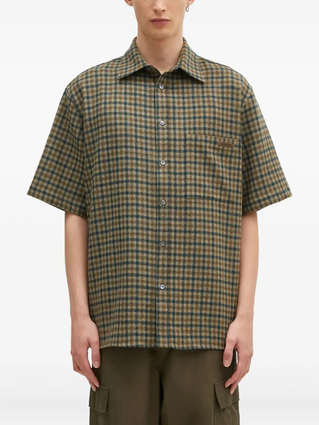  Darkpark Checked Short-sleeve Shirt - Green 