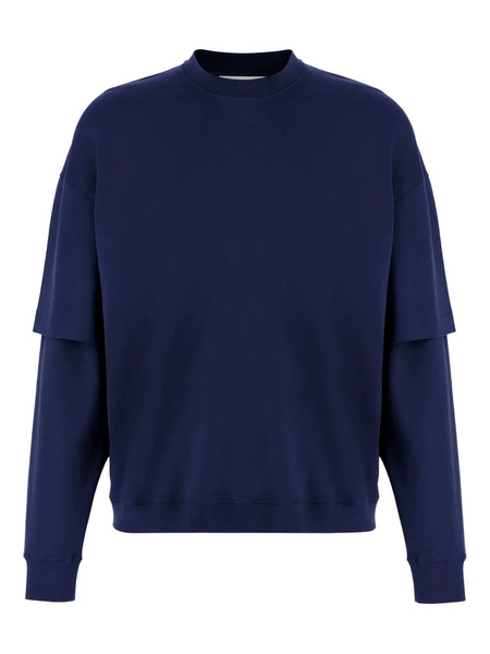  Darkpark Double-layered Wool Sweatshirt - Blue 