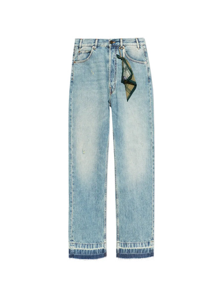  Darkpark Frayed Button Jeans - Blue 