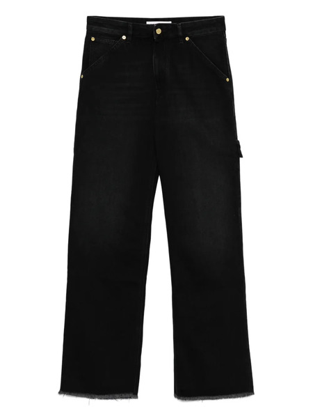  Darkpark Frayed Pocket Jeans - Black 