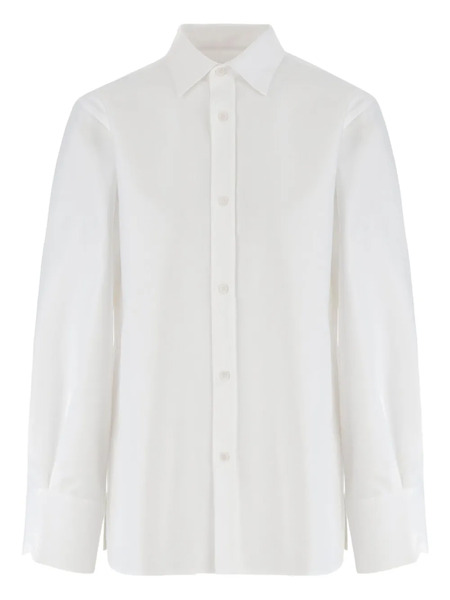  Darkpark Long-sleeve Button-down Shirt - White 