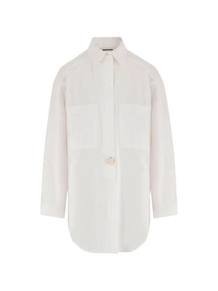  Darkpark Patch-pocket Long-sleeve Shirt - White 