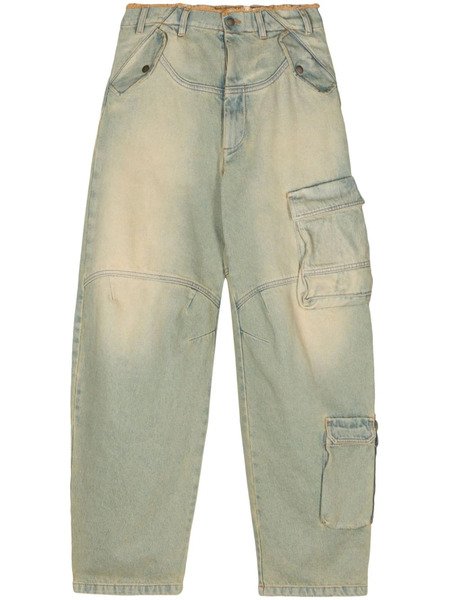  Darkpark Rosalind Mid-rise Cargo Jeans - Blue 