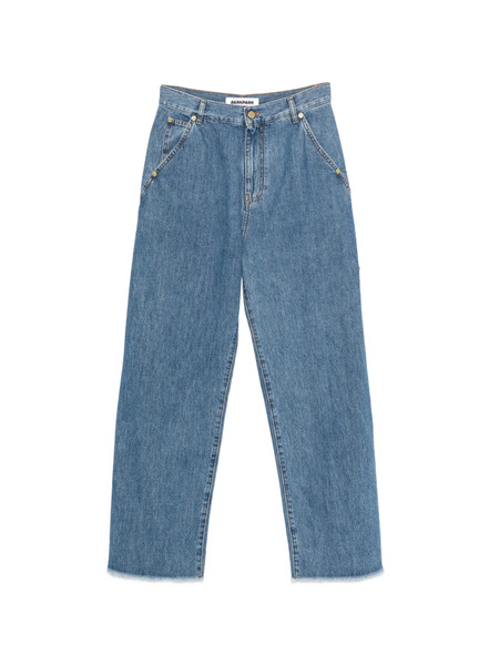  Darkpark Sienna Frayed-hem Jeans - Blue 