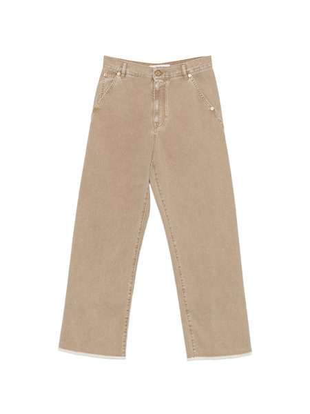 Darkpark Sienna Frayed-hem Jeans - Neutrals 