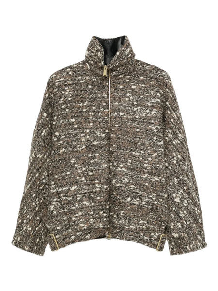  Darkpark Zip-up Bomber Jacket - Brown 