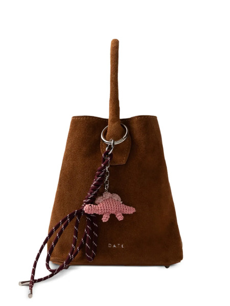  D.a.t.e. Charm Leather Shoulder Bag - Brown 