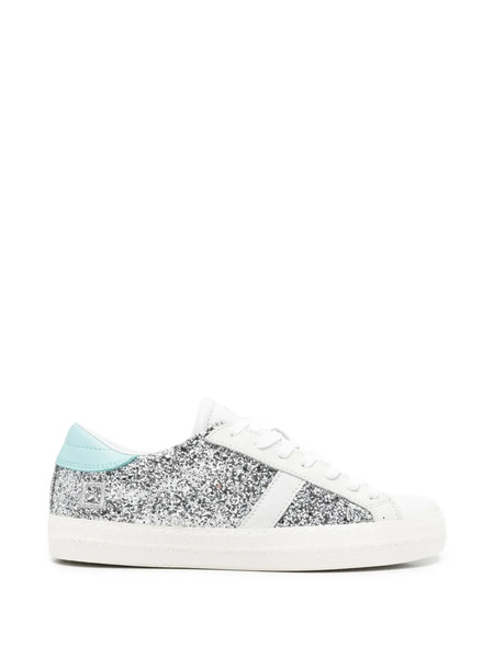  D.a.t.e. Hill Low Glitter Sneakers - Silver 