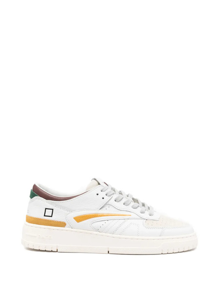  D.a.t.e. Perforated Leather Sneakers - White 