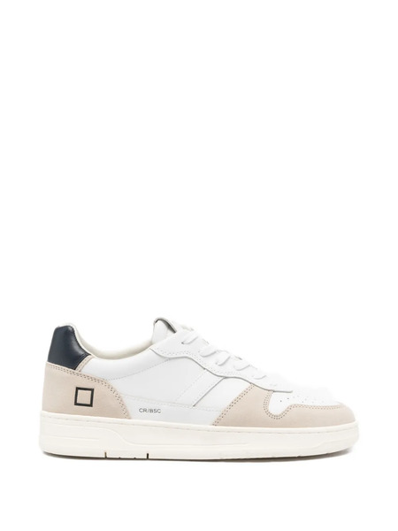  D.a.t.e. Perforated Panel Sneakers - White 