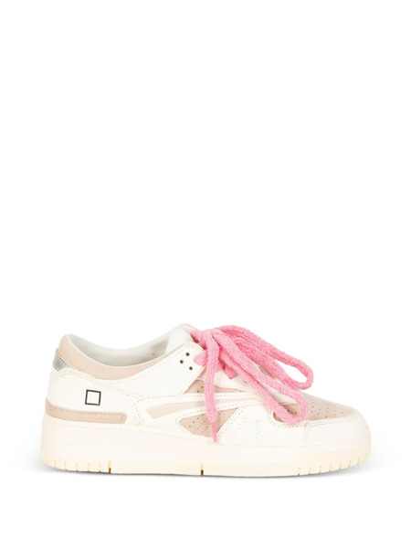  D.a.t.e. Perforated Panel Sneakers - White 