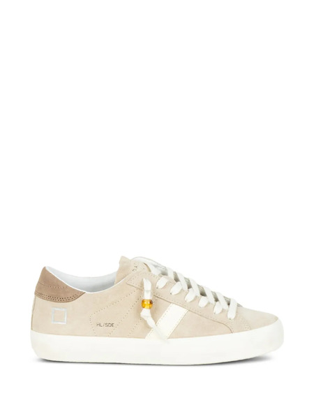 D.a.t.e. Suede Lace-up Sneakers - Neutrals 