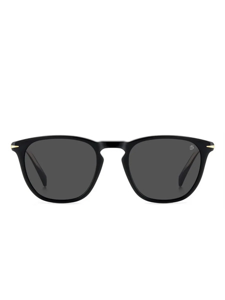  David Beckham Eyewear Round Sunglasses - Black 