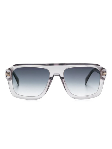  David Beckham Eyewear Transparent-frame Sunglasses - Grey 