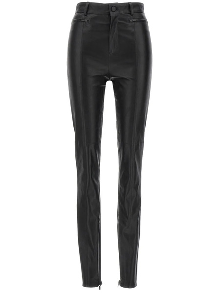  David Koma Leather-panel Leggings - Black 