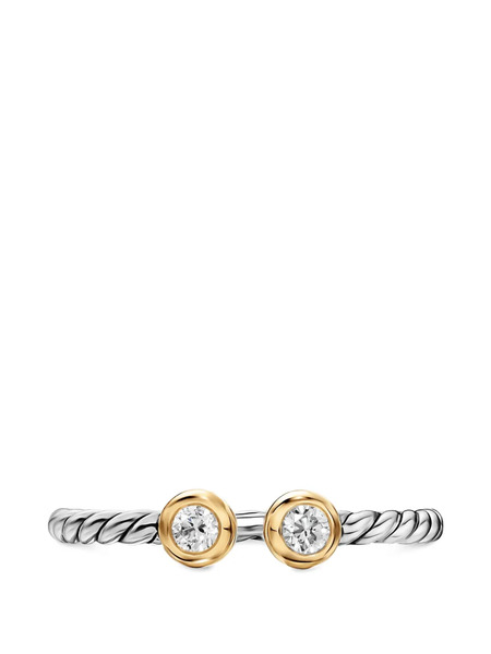  David Yurman Cable Open Round Ring - Silver 