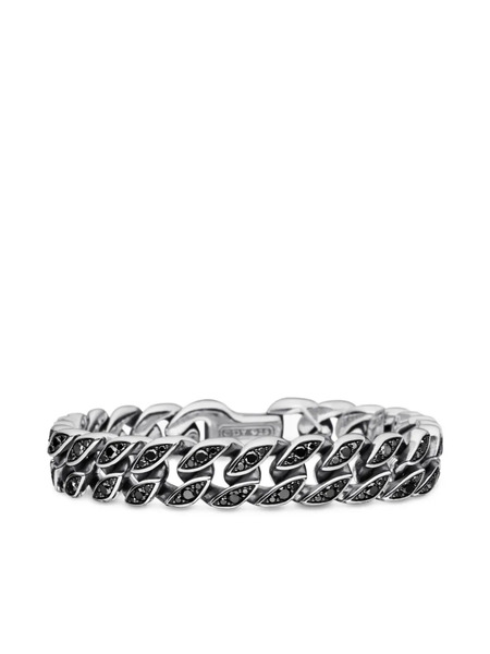  David Yurman Sterling Silver Curb Chain Bracelet (11.5mm) 