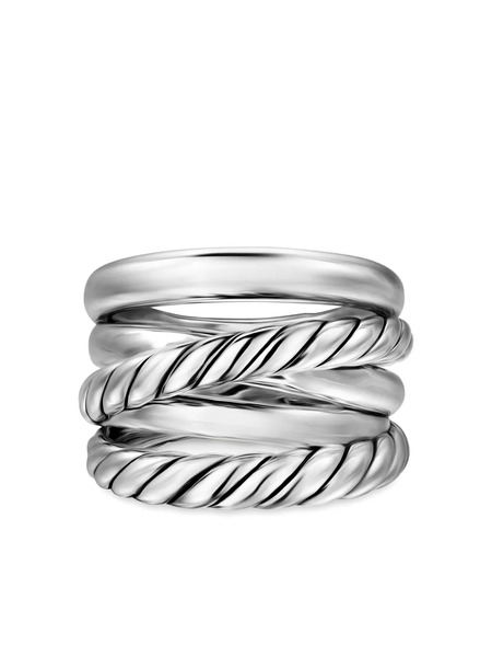  David Yurman Sterling Silver Five Row Cable Ring 