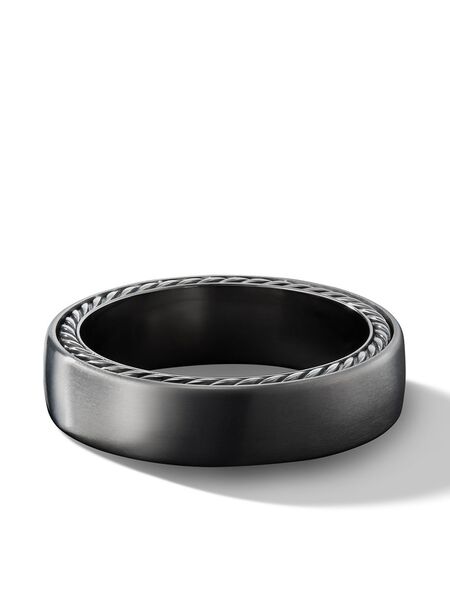  David Yurman Sterling Silver Streamline Band Ring (6mm) 