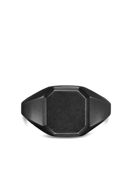  David Yurman Streamline® Signet Ring - Black 
