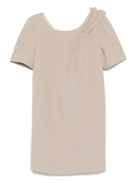  De Santis Draped-detail T-shirt - Neutrals 