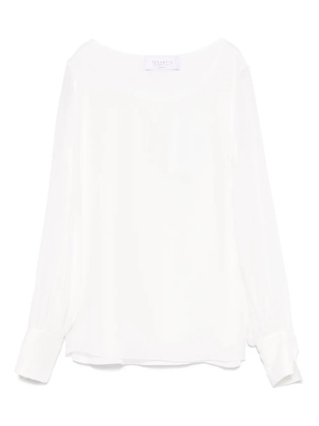  De Santis Silk Blouse - White 