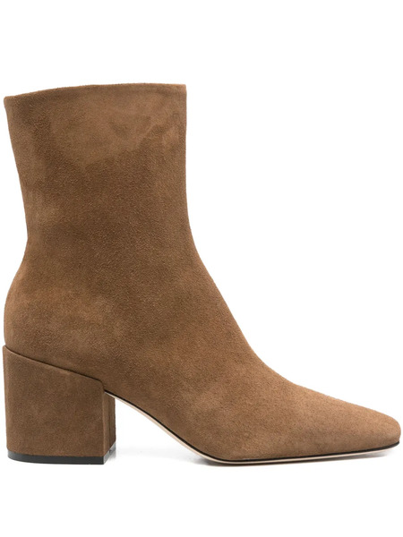  Dear Frances Alma Suede Leather Boots - Brown 