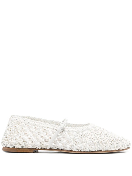 Dear Frances Balla Ballet Flats - White 