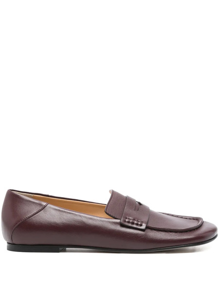  Dear Frances Drew Penny Leather Loafers - Red 