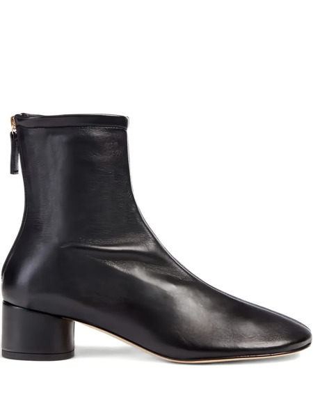  Dear Frances 50mm Harlie Leather Ankle Boots - Black 