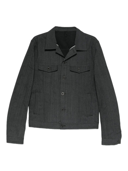  Deepti Buttoned Shirt Jacket - Grey 