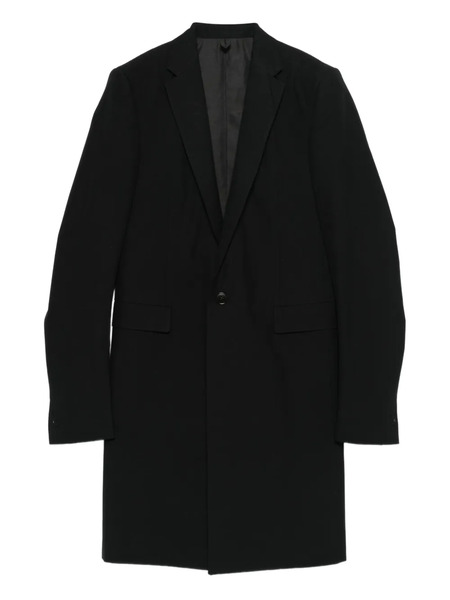  Deepti Notched Lapel Coat - Black 