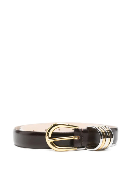  Déhanche Hollyhock Buckle Belt - Brown 